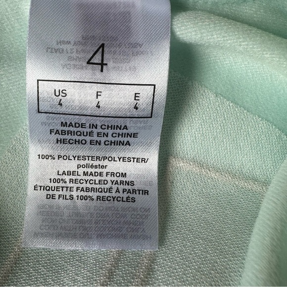 Adidas Girls 2 Piece Track Suit Mint Green Size 4 NWT - Picture 10 of 13